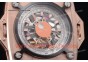 Hublot Masterpiece MP 08 Antikythera Sunmoon 908.NX.1027.GR Skeleton Dial Orange Leather Rose Gold Watch