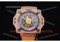 Hublot Masterpiece MP 08 Antikythera Sunmoon 908.NX.1030.GR Skeleton Dial Yellow Leather Rose Gold Watch