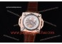 Hublot Masterpiece MP 08 Antikythera Sunmoon 908.NX.1024.GR Skeleton Dial Brown Leather Rose Gold Watch