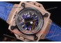 Hublot Masterpiece MP 08 Antikythera Sunmoon 908.NX.1029.GR Skeleton Dial Blue Leather Rose Gold Watch