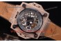 Hublot Masterpiece MP 08 Antikythera Sunmoon 908.NX.1030.GR Skeleton Dial Brown Leather Rose Gold Watch