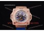 Hublot Masterpiece MP 08 Antikythera Sunmoon 908.NX.1026.GR Skeleton Dial Blue Leather Rose Gold Watch