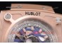 Hublot Masterpiece MP 08 Antikythera Sunmoon 908.NX.1026.GR Skeleton Dial Blue Leather Rose Gold Watch