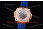 Hublot Masterpiece MP 08 Antikythera Sunmoon 908.NX.1026.GR Skeleton Dial Blue Leather Rose Gold Watch