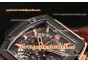 Hublot MP-06 Senna Chrono T854655 Skeleton Dial Rose Gold Watch