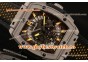 Hublot MP-06 Senna Chrono T854653 Skeleton Dial Yellow Stick Steel Watch