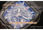 Hublot MP-06 Senna Chrono T854651 Skeleton Dial White Markers PVD Watch