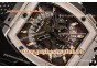 Hublot MP-06 Senna Chrono T854648 Skeleton Dial Stick Markers Steel Watch