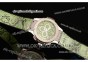 Hublot Big Bang Boa Bang Chrono Miyota OS20 Quartz Steel Case with Green Dail Diamond/Stick/Arabic Markers and Brown Boa Leather Strap