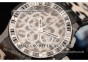 Hublot Big Bang Snow Leopard Chrono Miyota OS20 Quartz PVD Case with Diamond Bezel Stick/Numeral Markers and Leopard-print Leather Strap