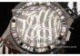 Hublot Big Bang Zebra Bang Chrono Miyota OS20 Quartz PVD Case with Diamond Bezel Diamond/Stick/Arabic Markers and Zebra-print Leather Strap