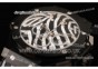 Hublot Big Bang Zebra Bang Chrono Miyota OS20 Quartz PVD Case with Zebra-print Dial Diamond/Stick/Arabic Markers and Zebra-print Leather Strap