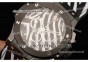 Hublot Big Bang Zebra Bang Chrono Miyota OS20 Quartz PVD Case with Zebra-print Dial Diamond/Stick/Arabic Markers and Zebra-print Leather Strap