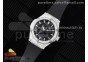 Classic Fusion Orlinski SS Full Diamonds APSF 1:1 Best Edtion Black Faceted Dial on Black Rubber Strap A2892