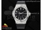 Classic Fusion Orlinski SS Full Diamonds APSF 1:1 Best Edtion Black Faceted Dial on Black Rubber Strap A2892