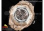 Big Bang Sang Bleu II Chrono RG HRF Best Edition White Dial on Black Gummy Strap A7750