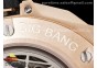 Big Bang Sang Bleu II Chrono RG HRF Best Edition White Dial on Black Gummy Strap A7750