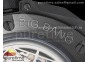 Big Bang Sang Bleu II Chrono PVD HRF Best Edition Black Dial on Black Gummy Strap A7750