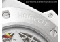 Big Bang Sang Bleu II Chrono SS Diamonds HRF Best Edition White Dial on Black Gummy Strap A7750