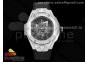 Big Bang Sang Bleu II Chrono SS Diamonds HRF Best Edition Black Dial on Black Gummy Strap A7750