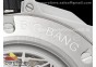 Big Bang Sang Bleu II Chrono SS Diamonds HRF Best Edition Black Dial on Black Gummy Strap A7750