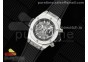 Hublot Big Bang Unico Titanium ZF 1:1 Best Edition Skeleton Dial on Black Rubber Strap A1280