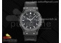 Classic Fusion 42mm Real Black Ceramic GSF 1:1 Best Edition Black Dial on Black Gummy Strap SW300