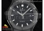 Classic Fusion 42mm Real Black Ceramic GSF 1:1 Best Edition Black Dial on Black Gummy Strap SW300