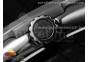 Classic Fusion 42mm Real Black Ceramic GSF 1:1 Best Edition Black Dial on Black Gummy Strap SW300