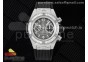 Hublot Big Bang Unico Titanium Full Diamonds ZF 1:1 Best Edition Skeleton Dial T Diamonds Bezel on Black Rubber Strap A1280