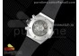 Hublot Big Bang Unico Titanium Full Diamonds ZF 1:1 Best Edition Skeleton Dial T Diamonds Bezel on Black Rubber Strap A1280