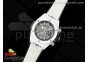 Big Bang Unico White Ceramic ZF 1:1 Best Edition Skeleton Dial on White Rubber Strap A1280