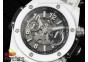 Big Bang Unico White Ceramic ZF 1:1 Best Edition Skeleton Dial on White Rubber Strap A1280