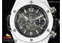 Big Bang Unico White Ceramic ZF 1:1 Best Edition Skeleton Dial on White Rubber Strap A1280