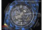 Big Bang Unico Blue Carbon TWF Best Edition Skeleton Dial on Black Rubber Strap A1220