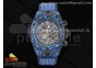 Big Bang Unico Blue Carbon TWF Best Edition Skeleton Dial on Black Rubber Strap A1220