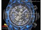 Big Bang Unico Blue Carbon TWF Best Edition Skeleton Dial on Black Rubber Strap A1220